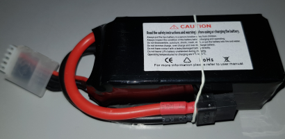 drone lab chaos edition 4s 75   150c 1300mah lipo with xt60 connector back
