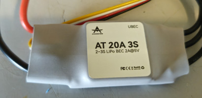 t motor at 20a 2 3s fixed wing esc  