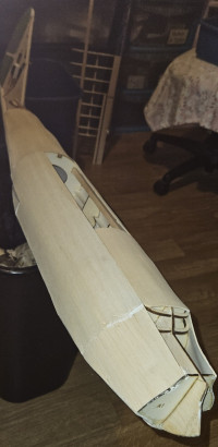 catalina fuselage with rudder  