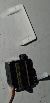 rudder servo bracket