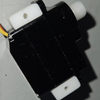 rudder servo with bracket