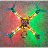 Clyde quadcopter. A HobbyKing Ghost 250 named after the orange ghost from PacMan.