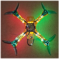 Clyde quadcopter. A HobbyKing Ghost 250 named after the orange ghost from PacMan.