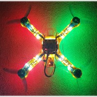 Clyde quadcopter. A HobbyKing Ghost 250 named after the orange ghost from PacMan.