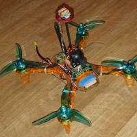 Clyde quadcopter upgraded to FPV.