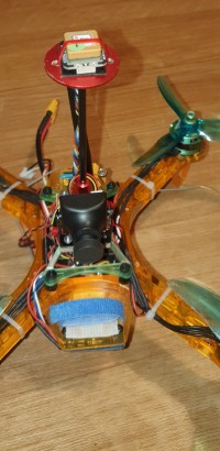 Clyde quadcopter upgraded to FPV.