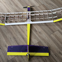 eclipse   part built wing resting on fuselage  