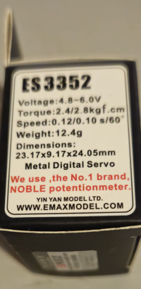 emax es3352 servo box