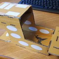 graupner helimax   mock up of tx mixing servo box