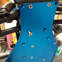 02 position of screws holding front diff in place