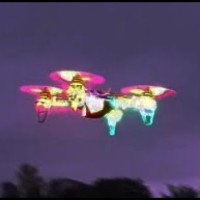 inky quadcopter night flight