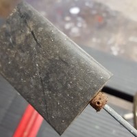 micro mold lark 2 25   flybar padle before cleanup