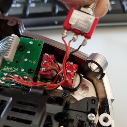 spektrum dx7s   flight mode switch replacement